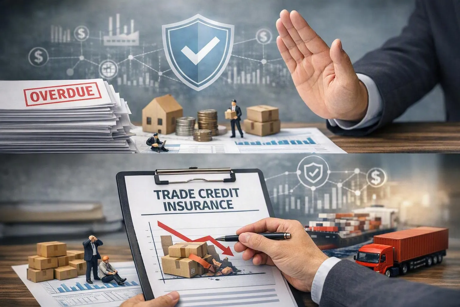 Ticari alacaklarını ve nakit akışını değerlendiren KOBİ sahibi